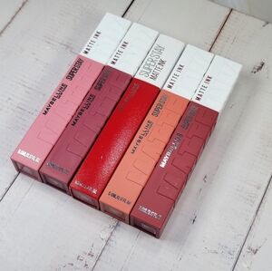 Maybelline Super Stay Matte Ink Liquid Lipstick Bundle NEW!